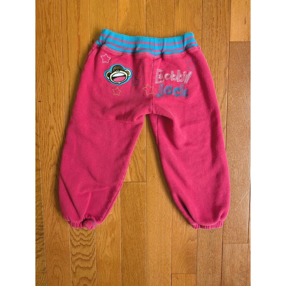 Vintage Y2K Bobby Jack Embroidered Jogger Sweatpants Girls 7 Justice Limited Too